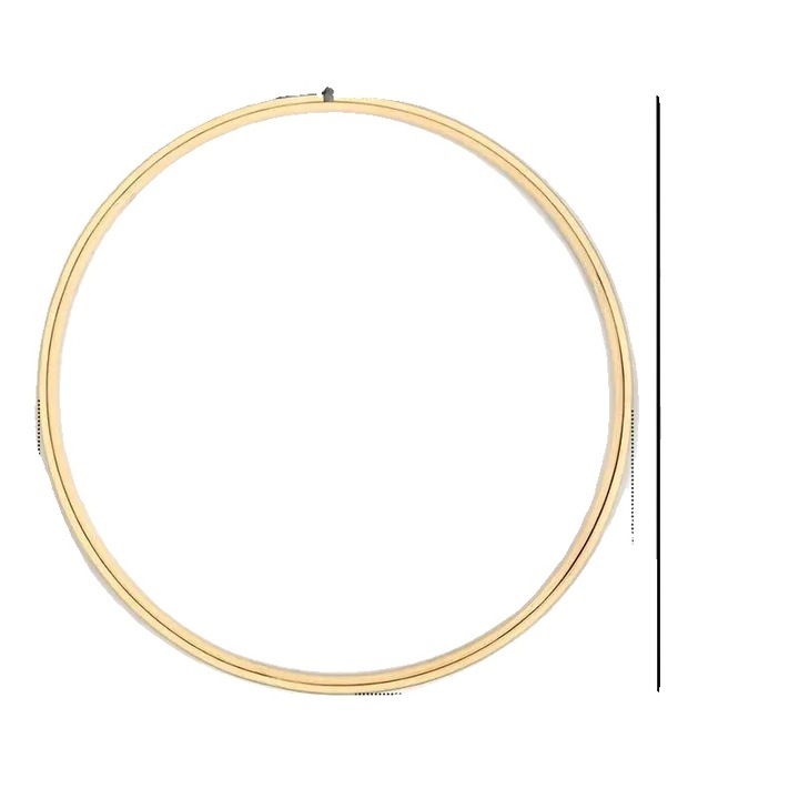 Hímzőkarika készlet, 30 cm, 10 darab, bambusz és vas, állítható kialakítás