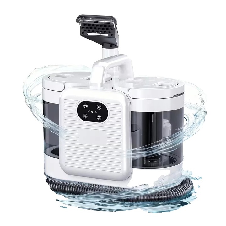 Прахосмукачка за килими, мощност на засмукване 15kPa, двоен резервоар, комплект, ЕС