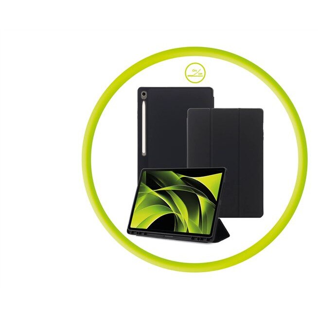 Carcasa Mobile Origin Easy Tablet Full Case compatibila cu Samsung Galaxy Tab S10 FE Plus, Negru