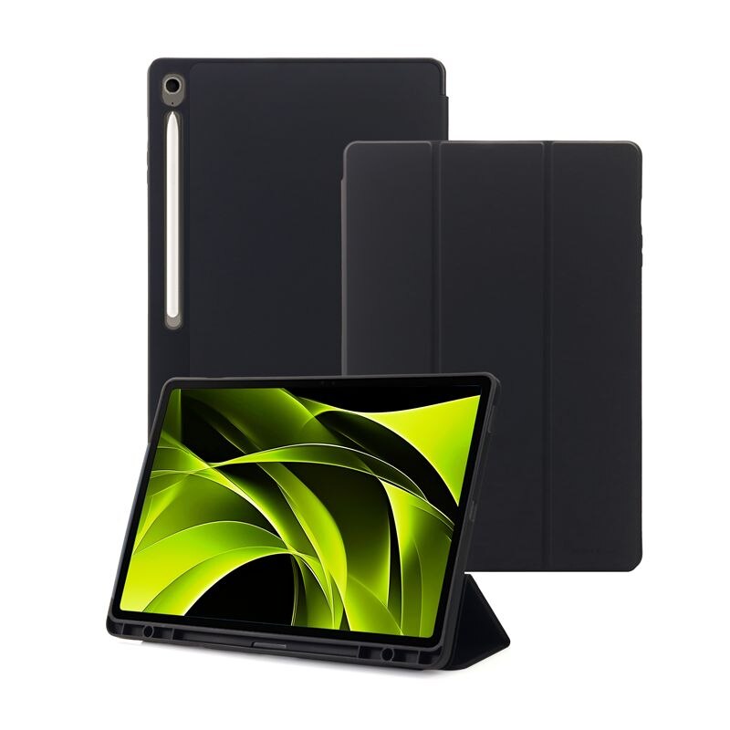 Carcasa Mobile Origin Easy Tablet Full Case compatibila cu Samsung Galaxy Tab S10 FE Plus, Negru