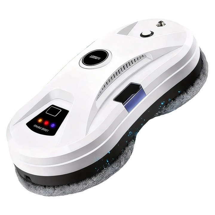 Robot de curatare ferestre, model W14S, alb, functionare automata, telecomanda