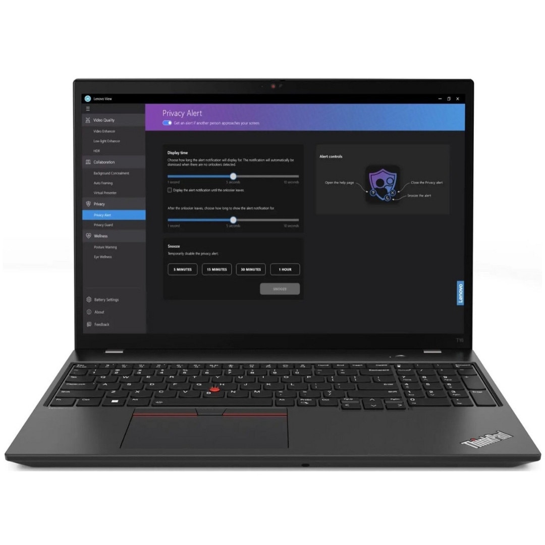 Laptop Lenovo ThinkPad T16 G2, AMD Ryzen 7 PRO 7840U, 32GB 1TB SSD, 16" WUXGA 1920*1200 IPS, AMD Radeon 780M, 6400 MHz, Windows 11 Pro