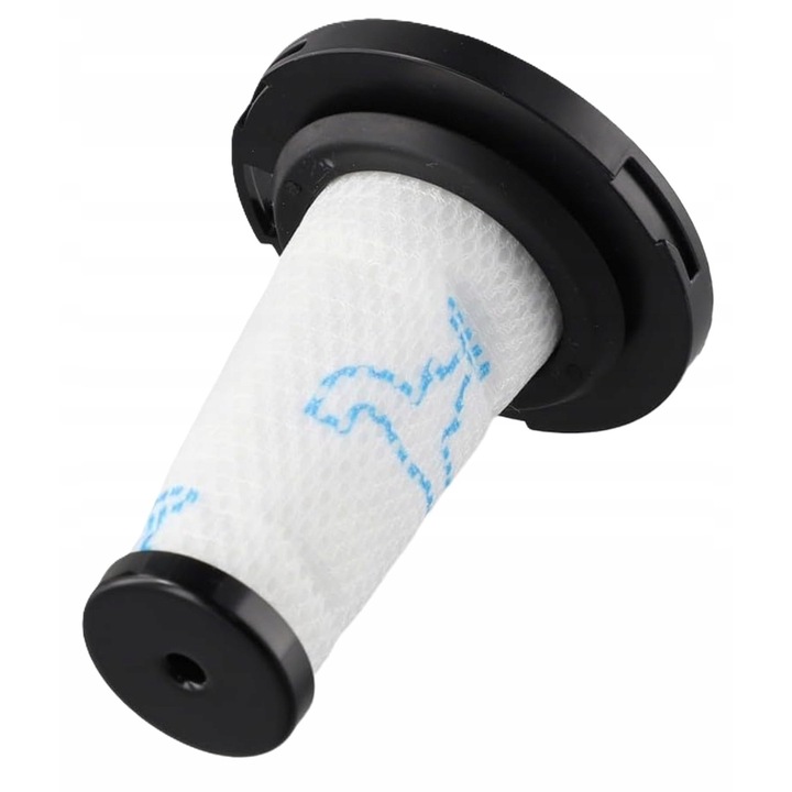 Porszívó porleválasztó szűrő, AreoSe, kompatibilis Tefal X-Force Flex 9.60 X-Nano, elengedhetetlen a motor teljesítményéhez, folyó víz alatt mosható, hosszú élettartam