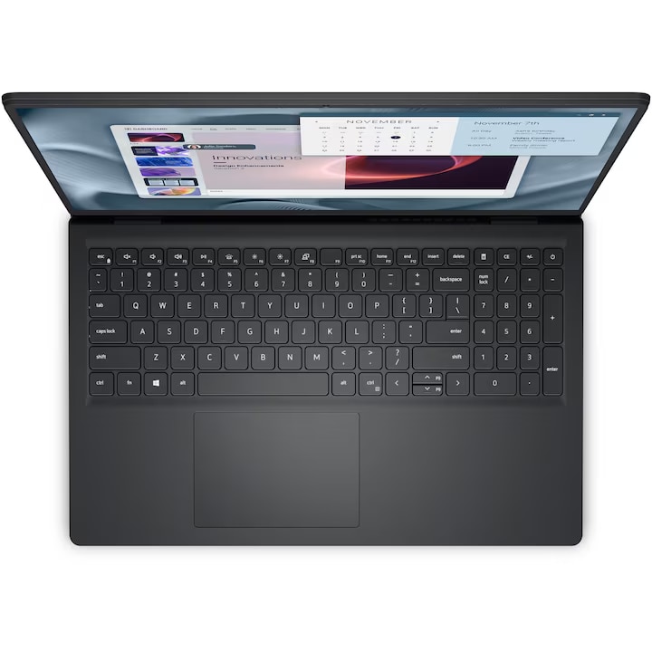Laptop Business Dell Pro 15 Essential cu procesor Intel® Core™ i7-1355U pana la 5.00 GHz, 15.6", Full HD, 120 Hz, 8 GB RAM DDR5, 256 GB SSD, Intel® Iris® Xe Graphics, Windows 11 Pro, FPR, Backlit, 3y ProSupport and Next Business Day Onsite