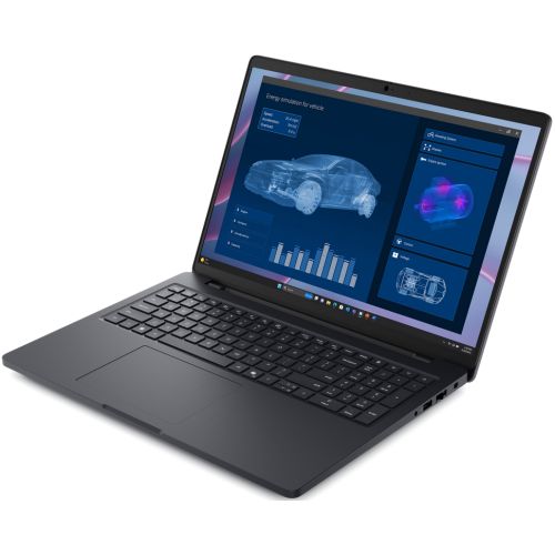 Laptop Dell Pro Max 16 MC16255, 16 inch 1920 x 1200, AMD AI 7 350 8 C / 16 T, 2 GHz - 5 GHz, 8 MB 16 MB cache, 32 GB LPDDR5X, 1 TB SSD, Nvidia RTX PRO 1000, Windows 11 Pro