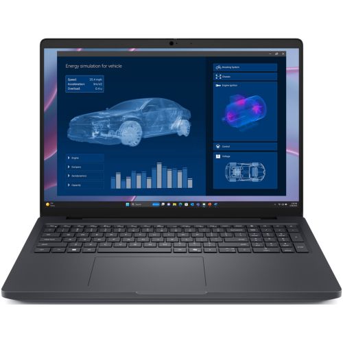 Laptop Dell Pro Max 16 MC16255, 16 inch 1920 x 1200, AMD AI 7 350 8 C / 16 T, 2 GHz - 5 GHz, 8 MB 16 MB cache, 32 GB LPDDR5X, 1 TB SSD, Nvidia RTX PRO 1000, Windows 11 Pro