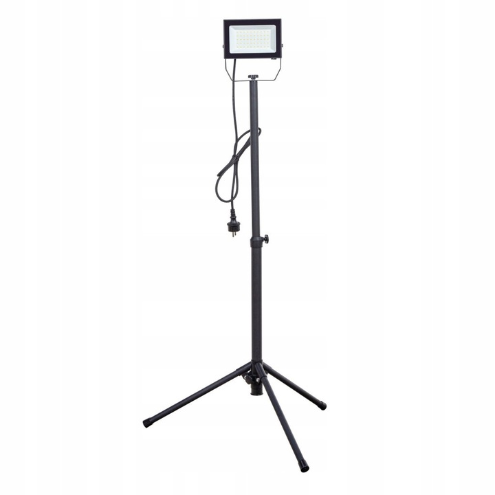 Duwi LED projektor 50W, 5000Lm, IP65, állvány, matt fekete