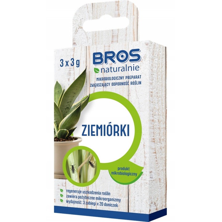 Preparat microbiologic pentru plante, Bros, 9g, rezistenta la stres abiotici, imbunatateste activitatea biologica a solului