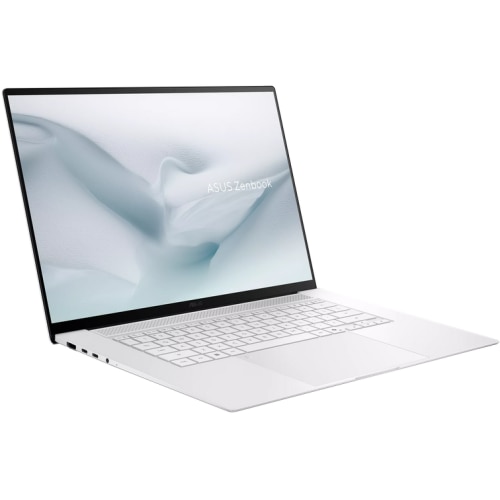 Laptop ASUS ZenBook S16 3K 16 inch AMD Ryzen AI 9 465 32GB 1TB SSD Windows 11 Pro Scandinavian White