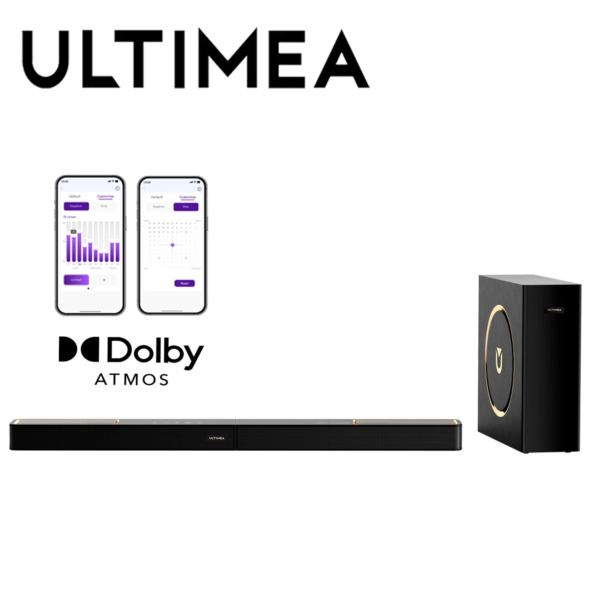 Soundbar, 3.1.2 canale, Skywave F30, subwoofer, Bluetooth, 195x335x448mm
