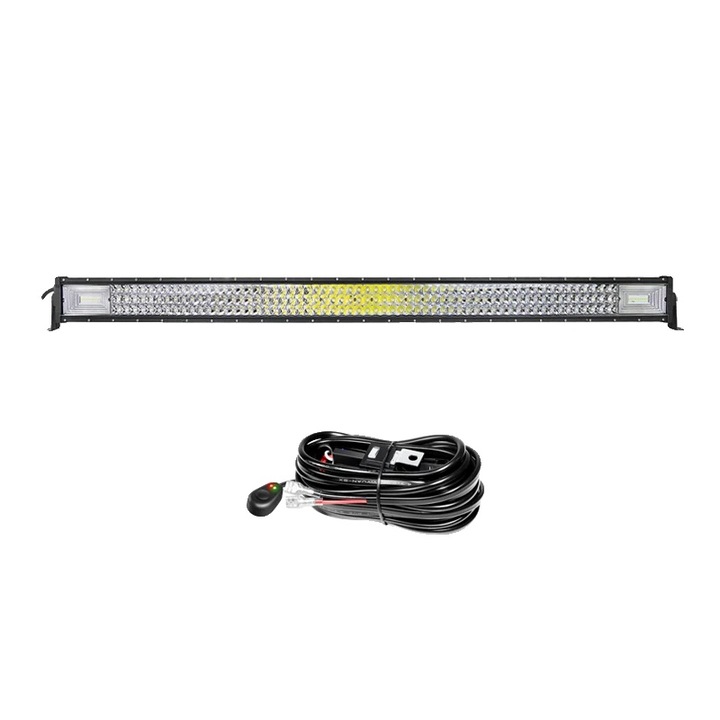 Proiector LED, 52inch, 120W, constructie din aluminiu, iluminare combinata, rezistent la apa si praf