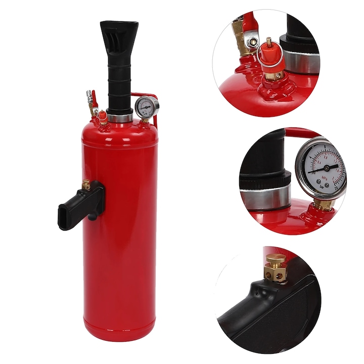 Compresor anvelope, Eficienta ridicata, Design durabil, Rosu