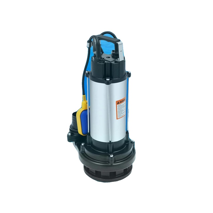 Потопяема помпа за отпадни води, конструкция от неръждаема стомана, висока всмукателна мощност, 220V, 5см