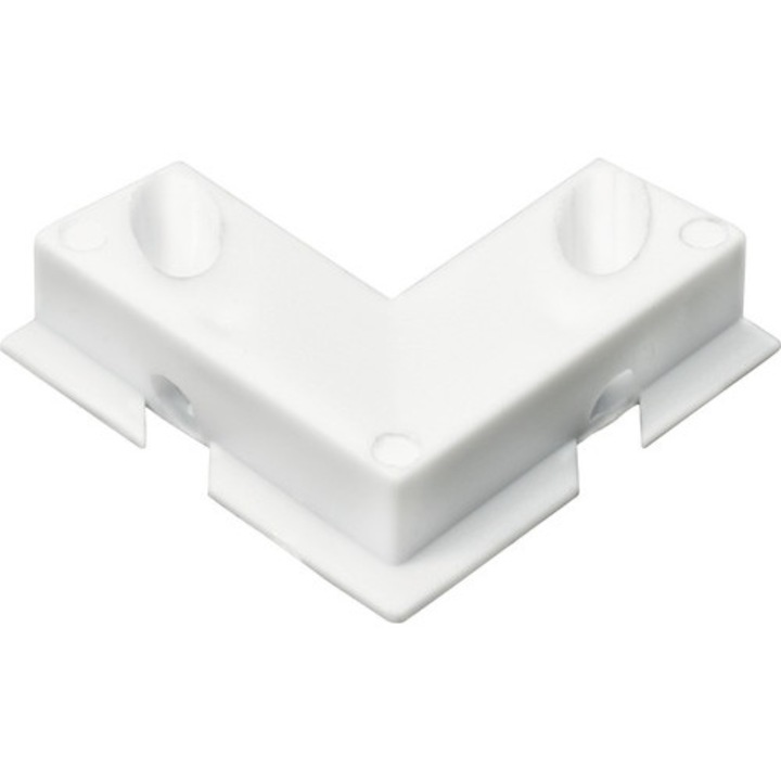 Coltare pentru fixat PFL baza sertare Hettich 35x35x8 mm, plastic alb, 4 bucati