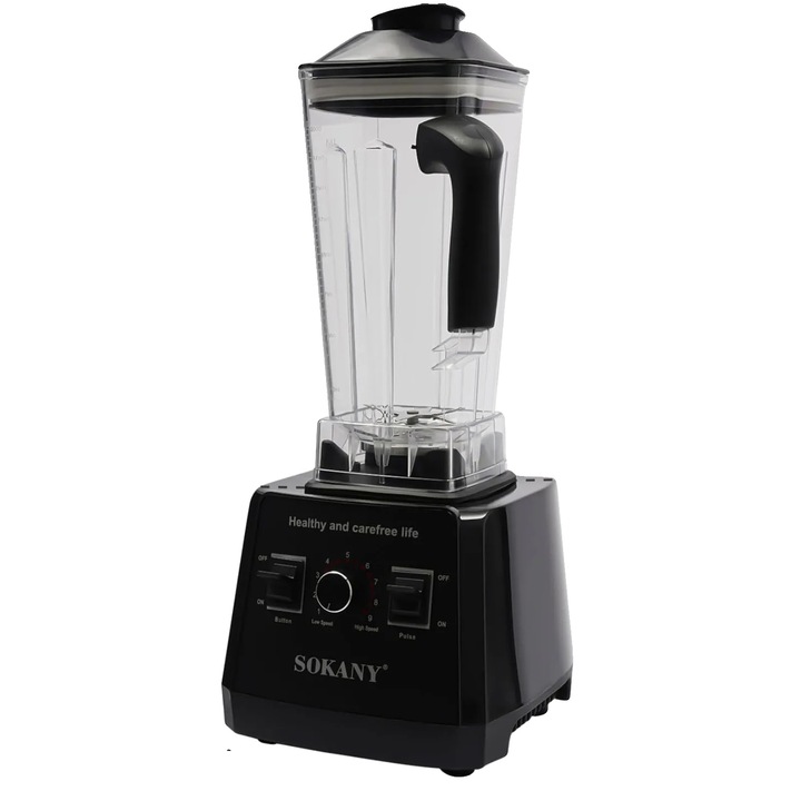 Mixer de bucatarie, 6L, 6+1 viteze, negru