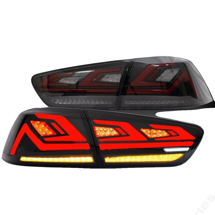 Ansamblu Lampi Spate, Tehnologie OLED, Instalare Usoara, Set de 2, Rosu