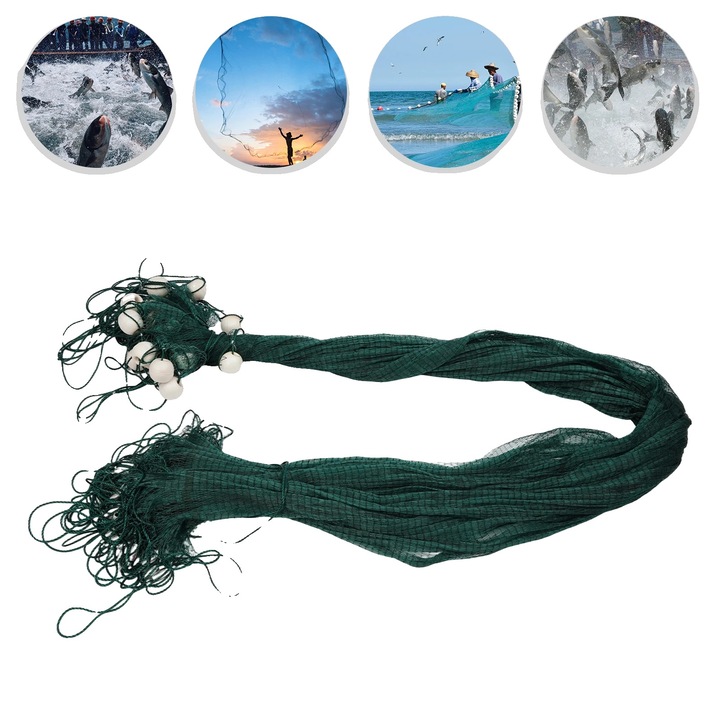 Juvelnic, design durabil, eficienta ridicata in captura, verde, 3m x 20m