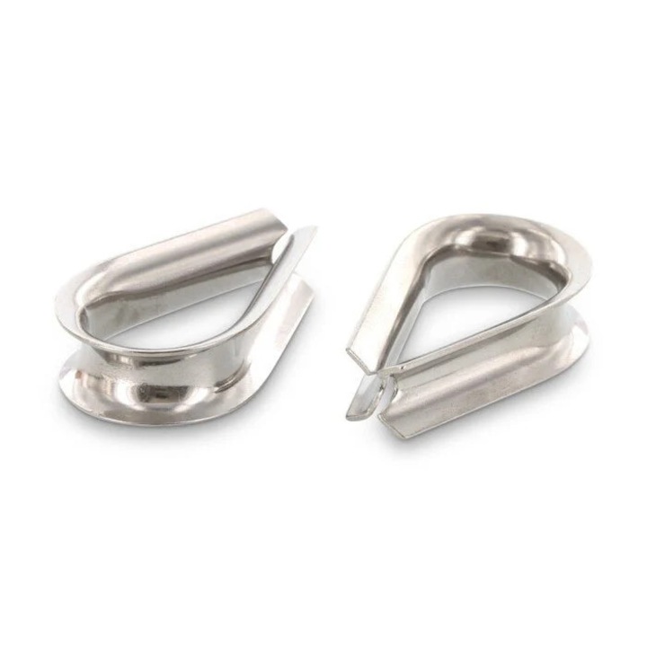 Set 50 Rodanta protectie bucla U pentru sufa trecere cablu - 5 mm