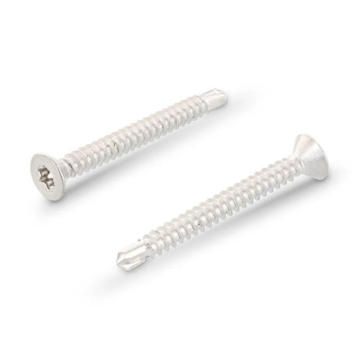 1000 db önmetsző csavar süllyesztett fejű O típusú DIN 7504 - 4,2 x 19 mm készlet