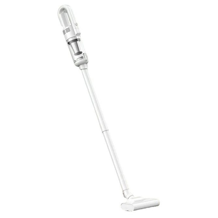 Aspirator fara fir, HEPA, alb, putere de aspiratie 6500Pa, autonomie 20 minute