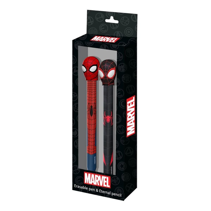 Set pix si creion cu model Spider-Man, KARACTERMANIA