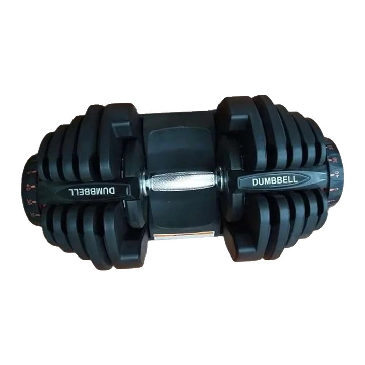 Haltere ajustabile, 40KG, design compact, material: otel, nylon