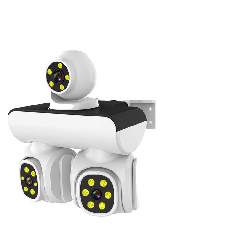 Камера за наблюдение 360°, Wi-Fi свързаност, стенен монтаж, 15MP, IP66