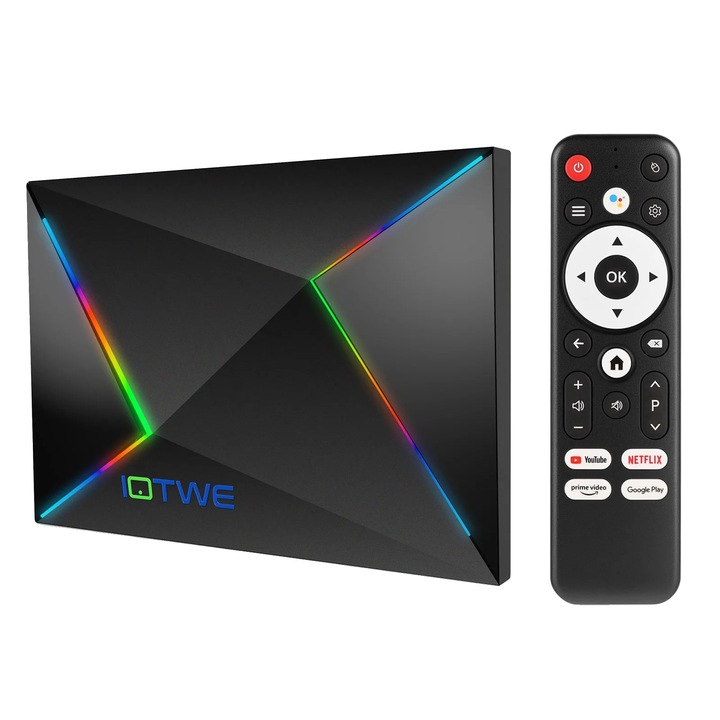 Mediaplayer R69PLUS, 8K, procesor octa-core, 4GB RAM, 128GB stocare