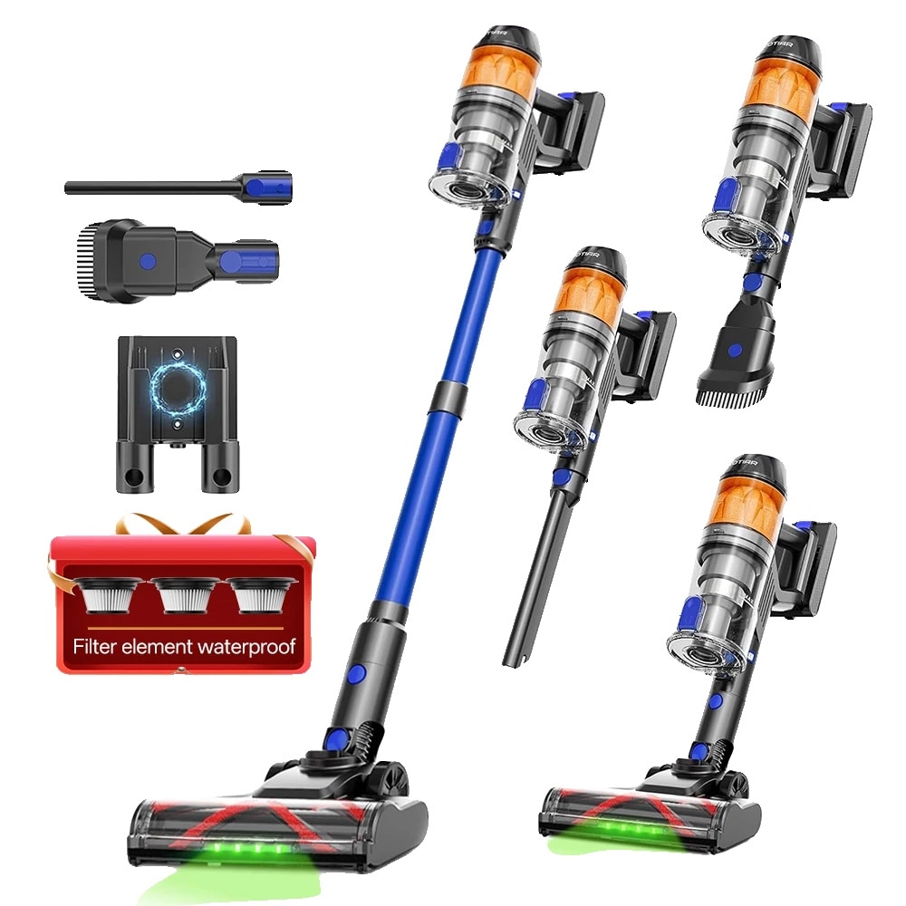 Aspirator fara fir R11, 500W, 60 minute autonomie, albastru, capacitate cutie de praf 1-2L