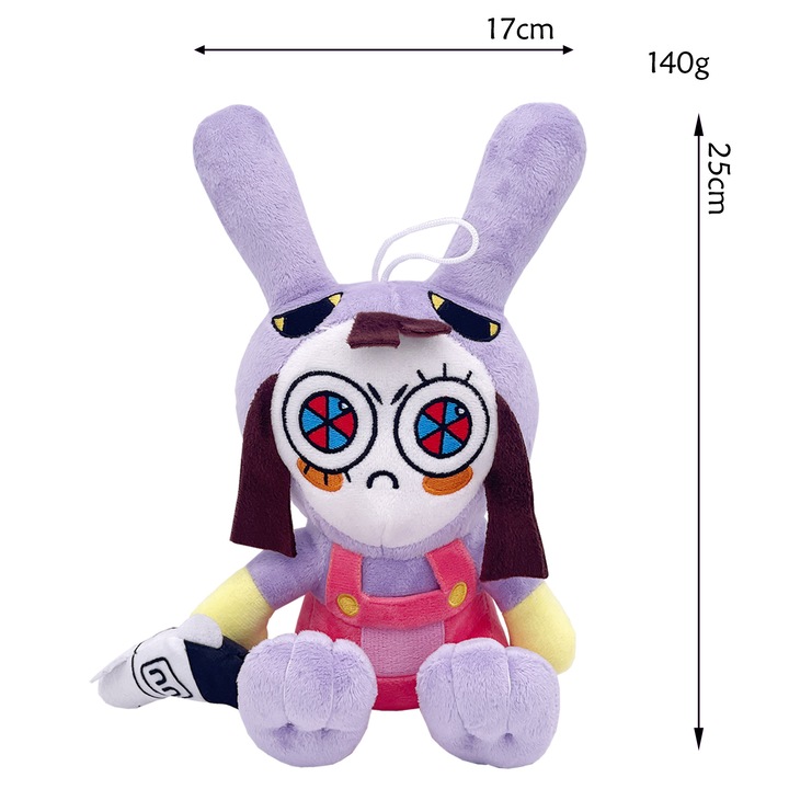 Jucarie de plus, Clovn Regina Numar Magic, design amuzant, culori vii, 30x25cm