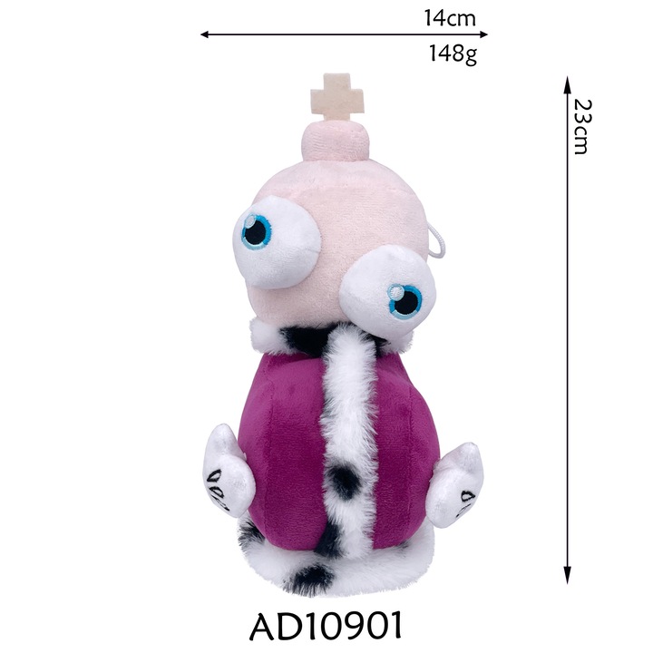 Jucarii de plus set, animalute de plus, 30x45cm, multicolor