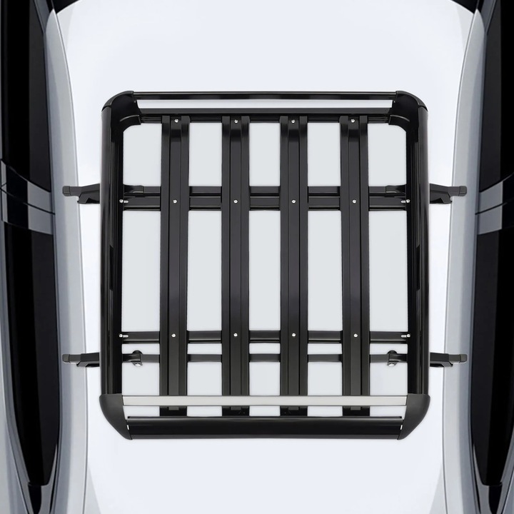 Keresztrudak, 68 kg teherbírás, alumínium, fekete