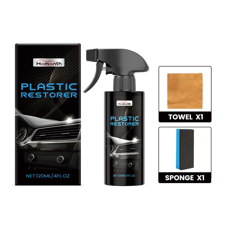 Detergent ceramic si plastic pentru interior auto, Homonth, curatare si lustruire, 500ml