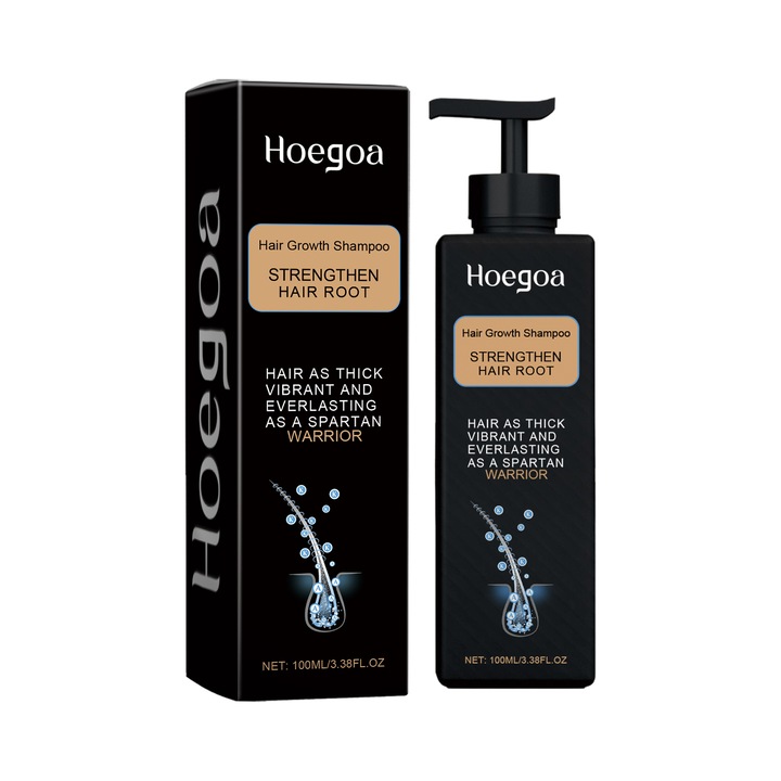 Sampon pentru cresterea parului, Hoegoa, extract de lemn dulce, ghimbir, 250ml