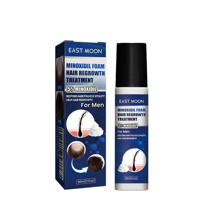 Spuma pentru ingrijirea parului barbati, volumizare, 200ml, east moon