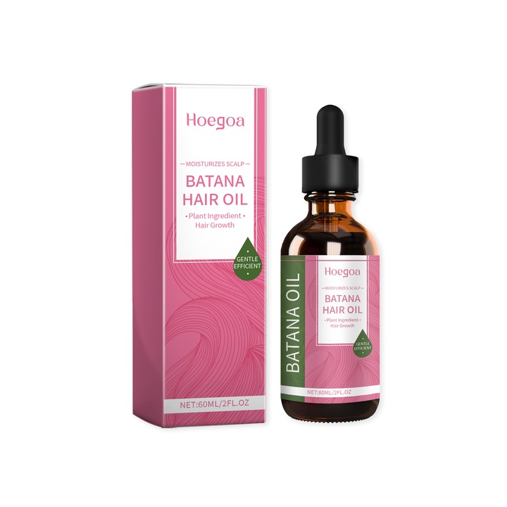 Ulei esential pentru ingrijirea parului Batana, Hoegoa, 100ml, hraneste radacinile, reduce caderea parului