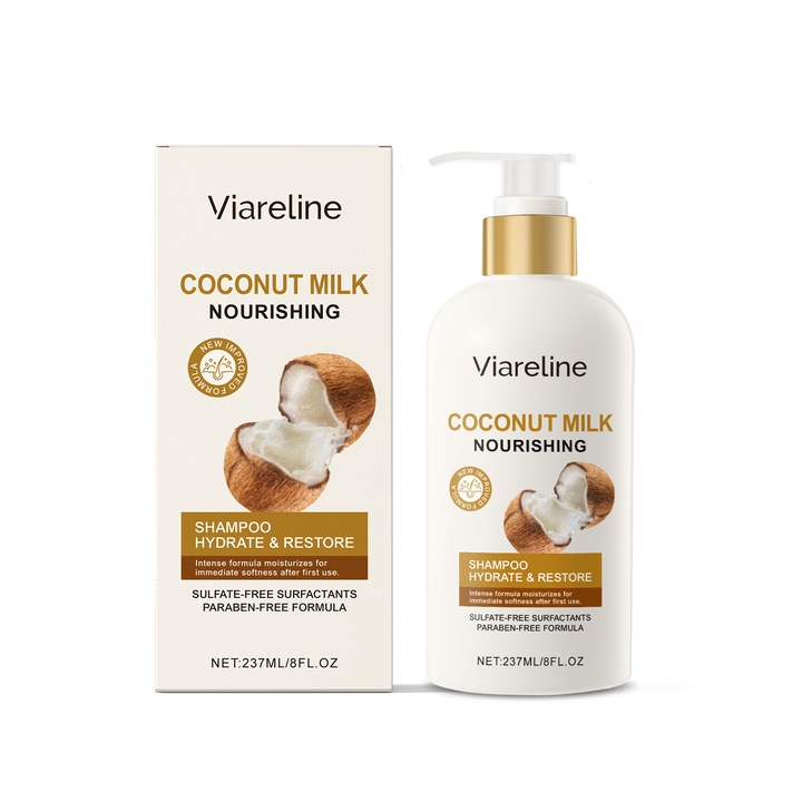 Viareline kókusztejes hidratáló sampon, 300ml