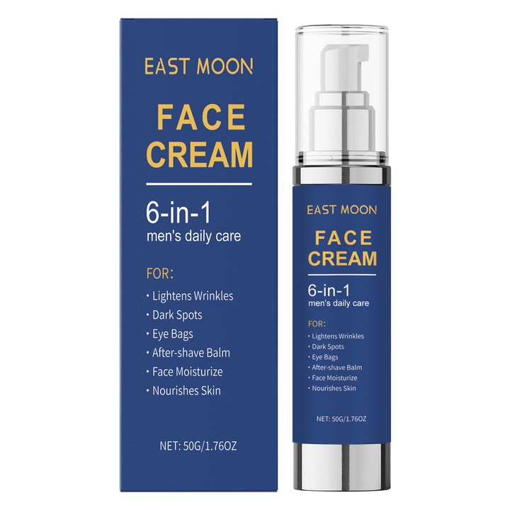 East Moon férfi arckrém, mélyhidratáló, aloe vera, 50ml
