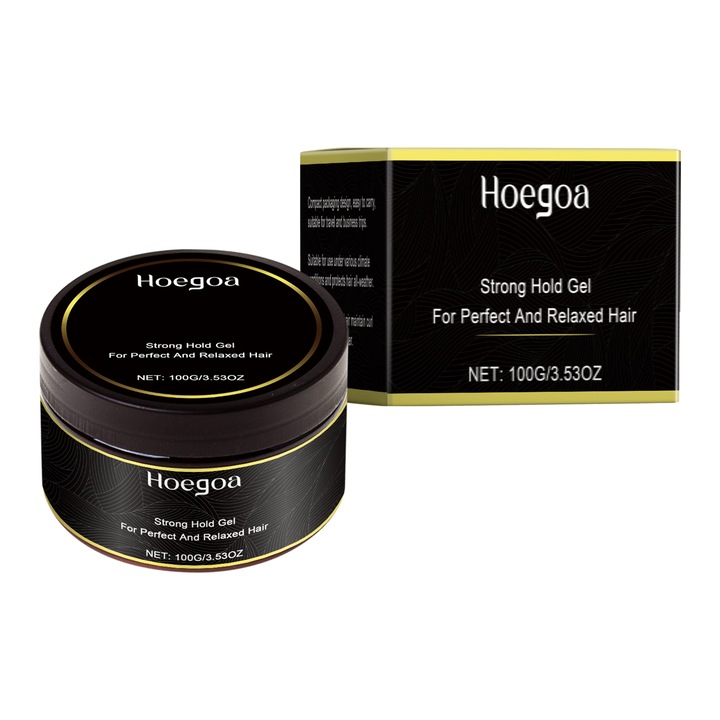 Hoegoa hajviasz, styling gél, hidratáló, jojobaolajjal és ginzeng kivonattal, 200ml