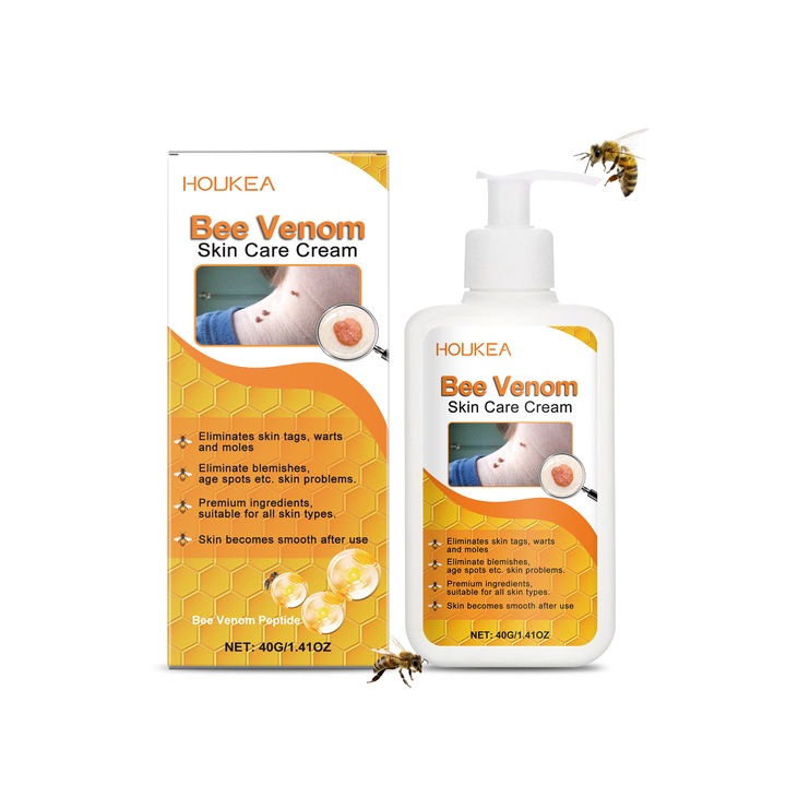 Arcápoló krém anyajegyek és szemölcsök eltávolítására, Houkea