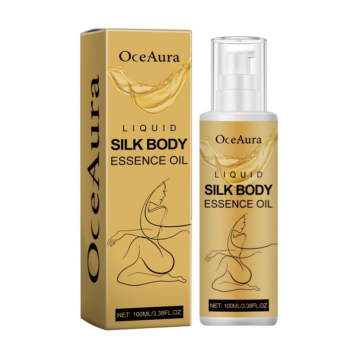 OceAura Liquid Silk testápoló, illóolaj, aloe vera kivonat
