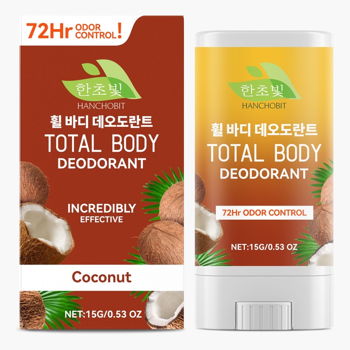 HANCHOBIT testápoló rúd, kókusz, könnyű formula, 100g