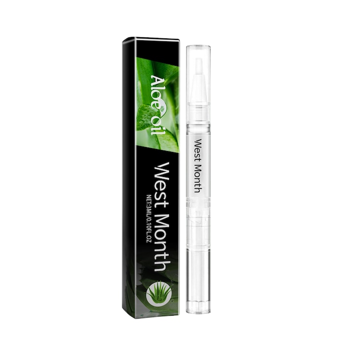 Ulei de ingrijire pentru unghii, Aloe Vera, intareste si hraneste unghiile, 15ml