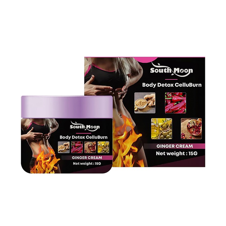 South Moon gyömbér karcsúsító krém, tonizáló és feszesítő, 200ml