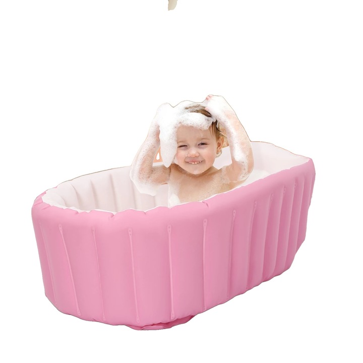 Cada pentru bebelusi, PVC ecologic, design ergonomic, 0-3 ani, portabil