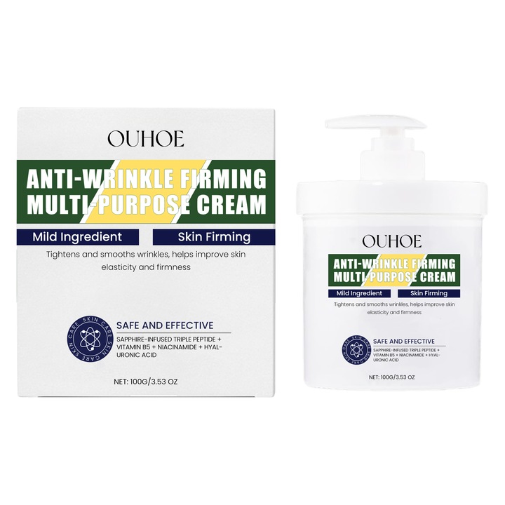 Crema de fata antirid, OUHOE, cu niacinamida si acid hialuronic, 100g