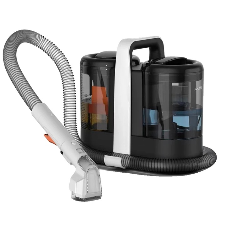 Hordozható szőnyegtisztító, 600W teljesítmény, többcélú felhasználás, 1500ML víztartály kapacitás, kompakt