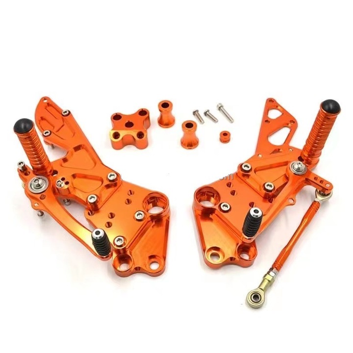 Set accesorii moto TopX pentru KTM Duke 125 200 390, 2011-2017, aluminiu, montaj usor