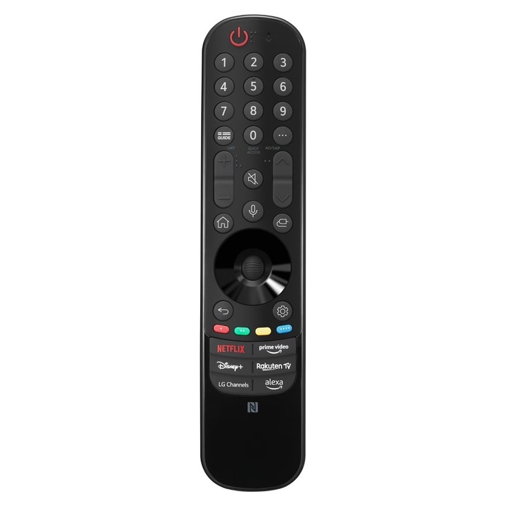 Дистанционно L-G MR24GN Magic Remote, 2.4GHz RF, Вграден Микрофон, NFC, Съвместимо с ТВ OLED C4/G4/B4 QNED 2022-2024