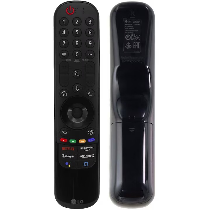 Telecomanda L MR21GA cu Control Vocal si Cursor, G Taste Directe Netflix/Disney+/Rakuten TV, Compatibil Smart TV L-G (2020-2022)
